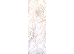 Moderné fototapety - Sadrový basreliéf ruže - 90x270 cm