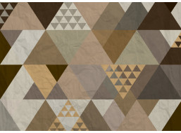Moderné fototapety - Abstrakcia s trojuholníkmi - 360x270 cm