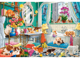 CASTORLAND Puzzle Bláznivý kúpeľ 1500 dielikov