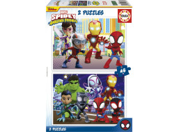 EDUCA Puzzle Spidey a jeho úžasní priatelia 2x48 dielikov