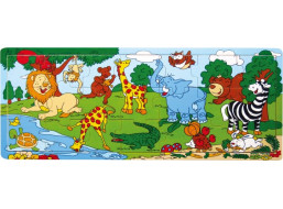 STUDO WOOD Puzzle ZOO 21 dielikov