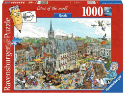 RAVENSBURGER Puzzle Mestá sveta: Gouda 1000 dielikov