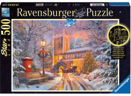 RAVENSBURGER Svietiace puzzle Vianočné zátišie 500 dielikov
