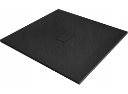 Sprchová SMC vanička MEXEN HUGO 100x100 cm - čierna, 42701010