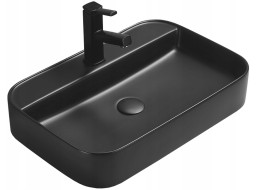 Keramické umývadlo MEXEN SOFIA 60 - čierne matné, 22156085