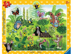 RAVENSBURGER Vkladačka Krtko: Zábava na záhrade 10 dielikov