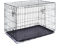 Drôtená klietka pre psov 91 x 60 x 69 cm