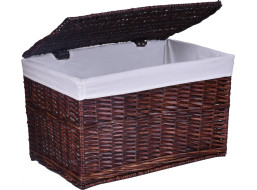 Prútený kôš - hnedý 105 L