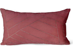 Obliečka na vankúš VELVET GLOSSY 50x30 cm - bordó
