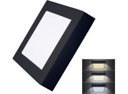 LED mini panel CCT, prisadený, 12W, 900lm