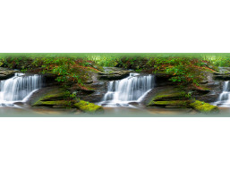 Moderná samolepiaca bordúra - Vodopád - 14x500 cm