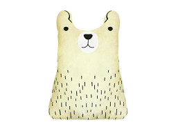 Tvarovaný vankúš MOOKY 35 cm - Medveď