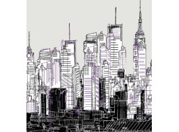 Deka prehoz CITY LIFE - 150x200 cm - New York