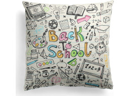 Obliečka na vankúš SCHOOLMANIA 45x45 cm - Komiks