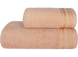 Bavlnený uterák DAVE - 50x90 cm - 400g/m2 - svetlo hnedý