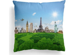 Obliečka na vankúš MAXIME Velvet 40x40 cm - City PARIS
