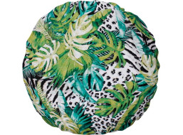 Vankúš ROUND 50 cm - Panter - zelený