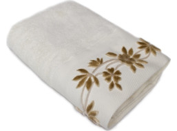 Bavlnený uterák FLOWERSA - 50x90 cm - 500g/m2 - ecru biely