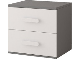 Nočný stolík SMYK - šedý/biely (viac variant)