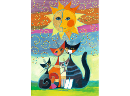 HEYE Metalické puzzle Slnko 1000 dielikov