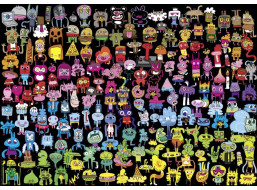 HEYE Puzzle Doodle Rainbow 1000 dielikov
