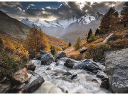 HEYE Puzzle Horský potok, Švajčiarsko 1000 dielikov