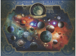 HEYE Puzzle Map Art: Vesmír 1500 dielikov