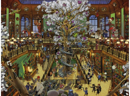 HEYE Puzzle Knižnica 1500 dielikov
