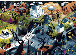 HEYE Puzzle Movie Masters: Filmy Tima Burtona 1000 dielikov