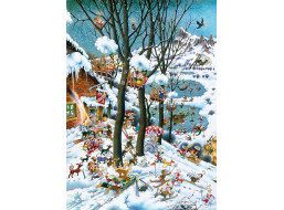 HEYE Puzzle Paradise: V zime 1000 dielikov