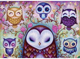 HEYE Puzzle Dreaming: Veľká sova 1000 dielikov