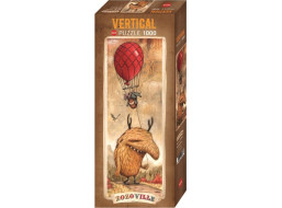 HEYE Vertikálne puzzle Zozoville: Červený balón 1000 dielikov