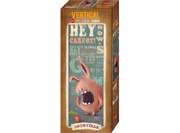 HEYE Vertikálne puzzle Zozoville: Mrkva 1000 dielikov