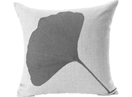 Dekoračný vankúš GINKGO PREMIUM 45x45 cm - šedý