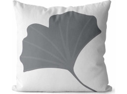 Obliečka na vankúš GINKGO PREMIUM 45x45 cm - šedá