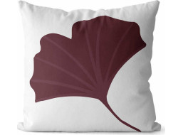 Obliečka na vankúš GINKGO PREMIUM 45x45 cm - fialová