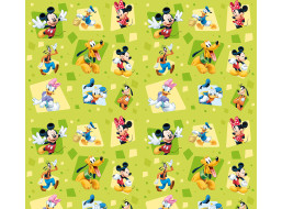 Detský záves DISNEY - Mickey s kamarátmi - 180x160 cm