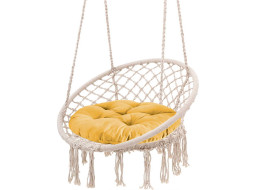 Sedací vankúš do závesného kresla 65 cm - žltý
