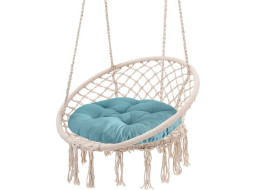 Sedací vankúš do závesného kresla 65 cm - pastelovo modrý