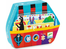 DJECO Puzzle Plavba parníkom 16 dielikov