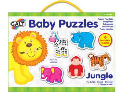 GALT Baby puzzle Džungľa 6x2 dieliky