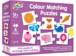 GALT Puzzle Farebné trojice 6x3 dieliky
