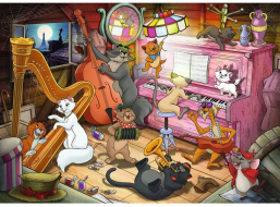 RAVENSBURGER Puzzle Disney: Aristokočky 1000 dielikov