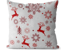 Obliečka na vankúš JESS 40x40 cm - Snowflakes