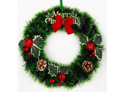 Vianočný veniec 35 cm - Merry Christmas