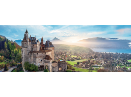 TREFL Panoramatické puzzle Hrad Menthon, Francúzsko 1000 dielikov