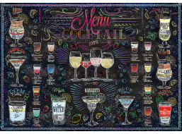 TREFL Puzzle Koktailové menu 500 dielikov