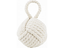 Zarážka do dverí KNOT - ecru/krémová