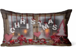 Vianočná LED obliečka na vankúš 50x30 cm - Chrismas