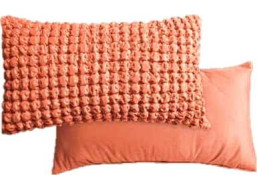 Obliečka na vankúš VELVET CASA 50x30 cm - oranžová